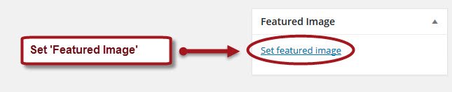 Add Featured Image